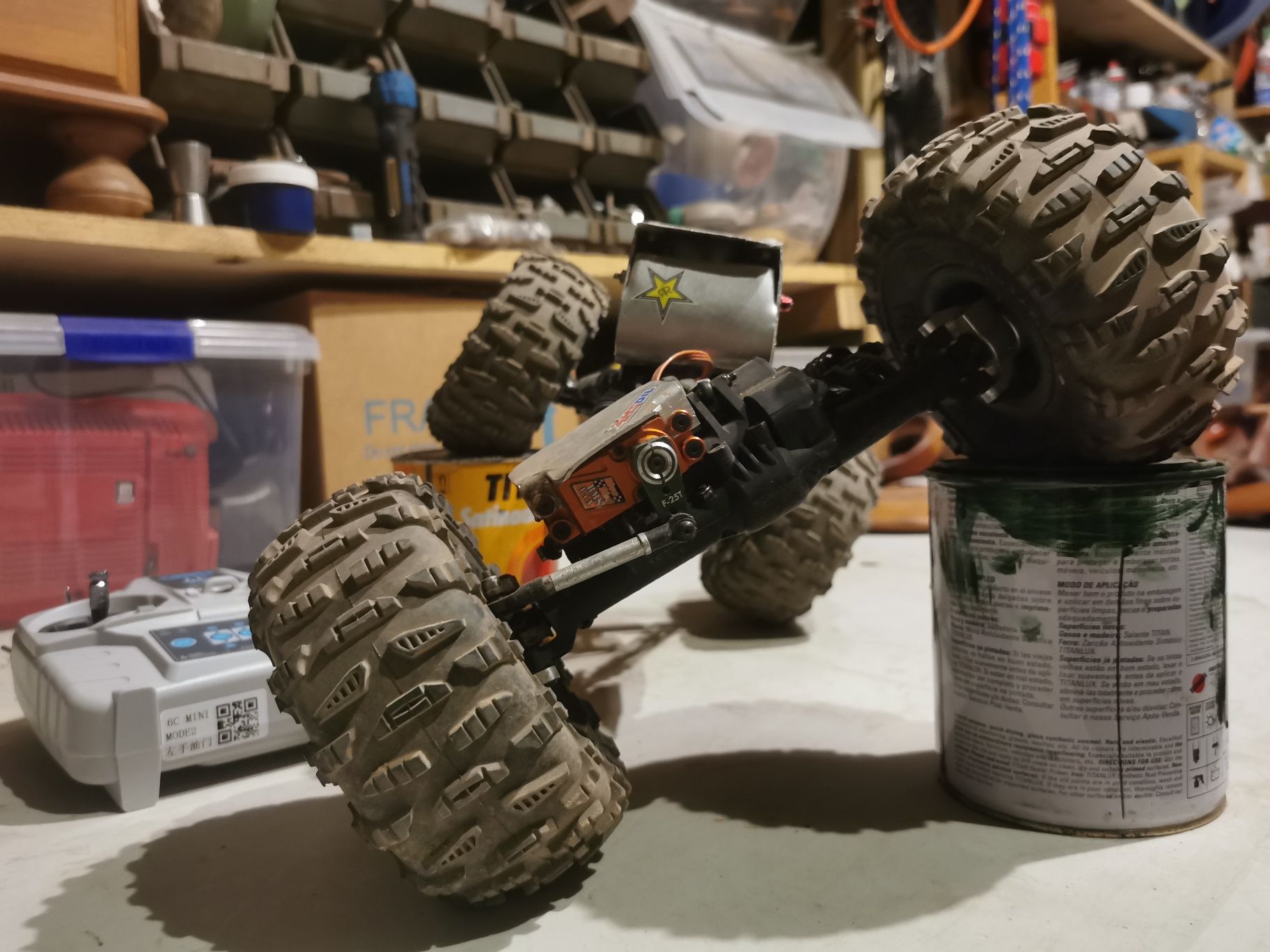 Axial xr10 Motor em cada eixo rc crawler profissional