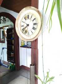 stary zegar linkowy,drewniany