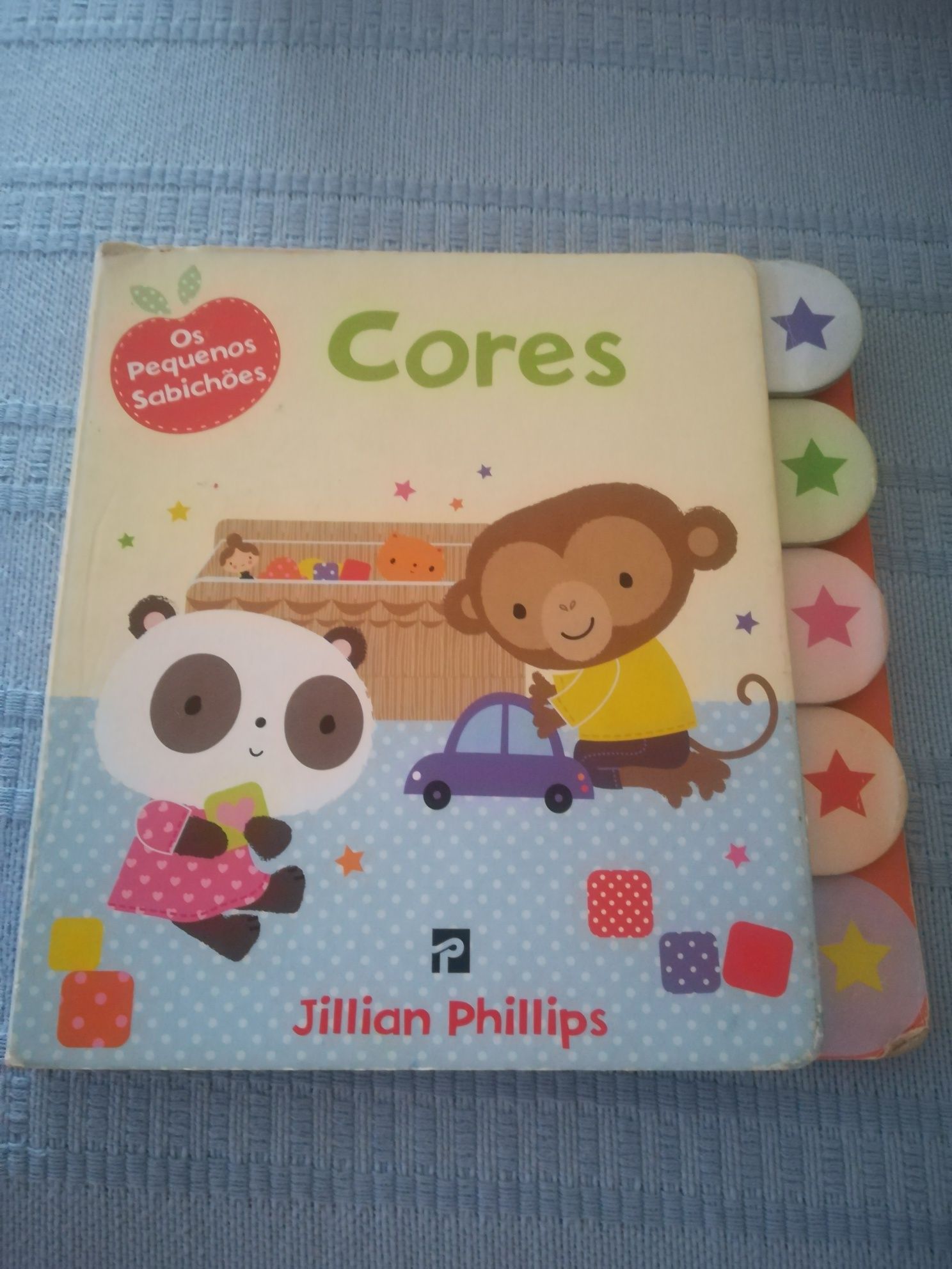 Livro "Os pequenos sabichões: Cores" de Jillian Phillips