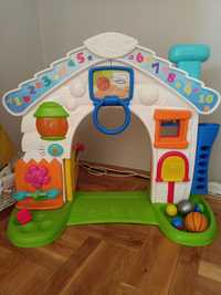 Domek interaktywny Fisher Price tablica manipulacyjna drzwi