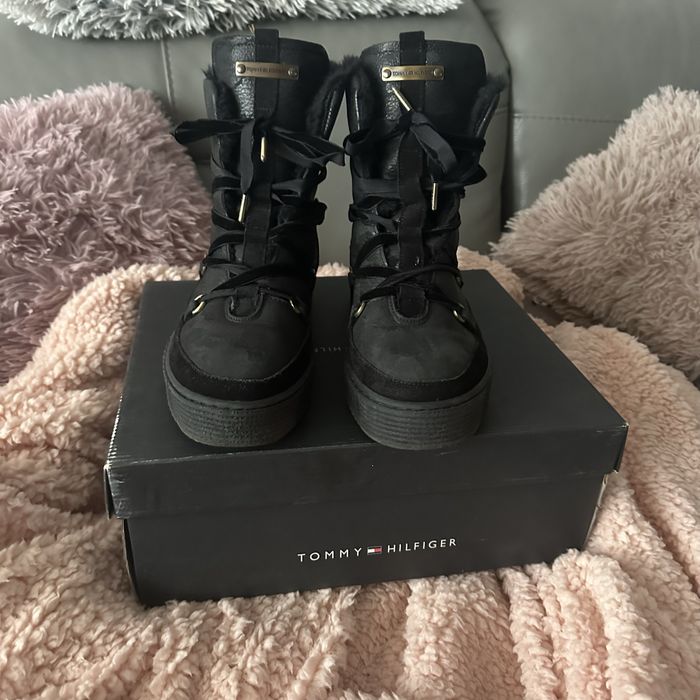 Botki buty sniegowce tommy hilfiger