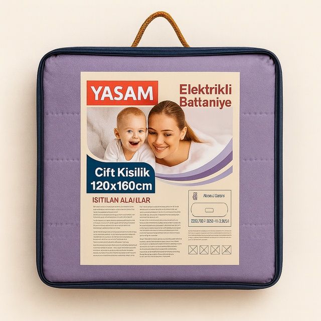 Оригінал! Yasam Туреччина ЭЛЕКТРОпростынь ЕЛЕКТРОПРОСТИНЬ грєлка