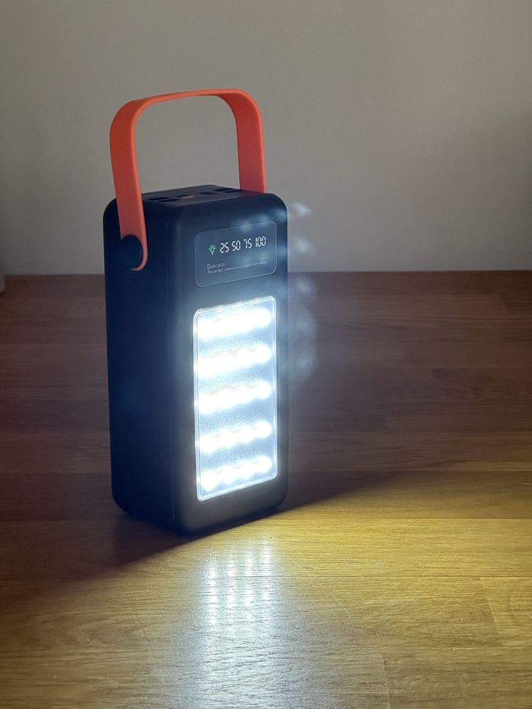 Павер банк з LED лампою - 52500mAh