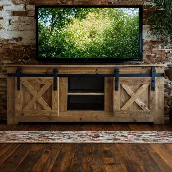 Komoda z drzwiami przesuwnymi,stare drewno, stare belki, stare deski