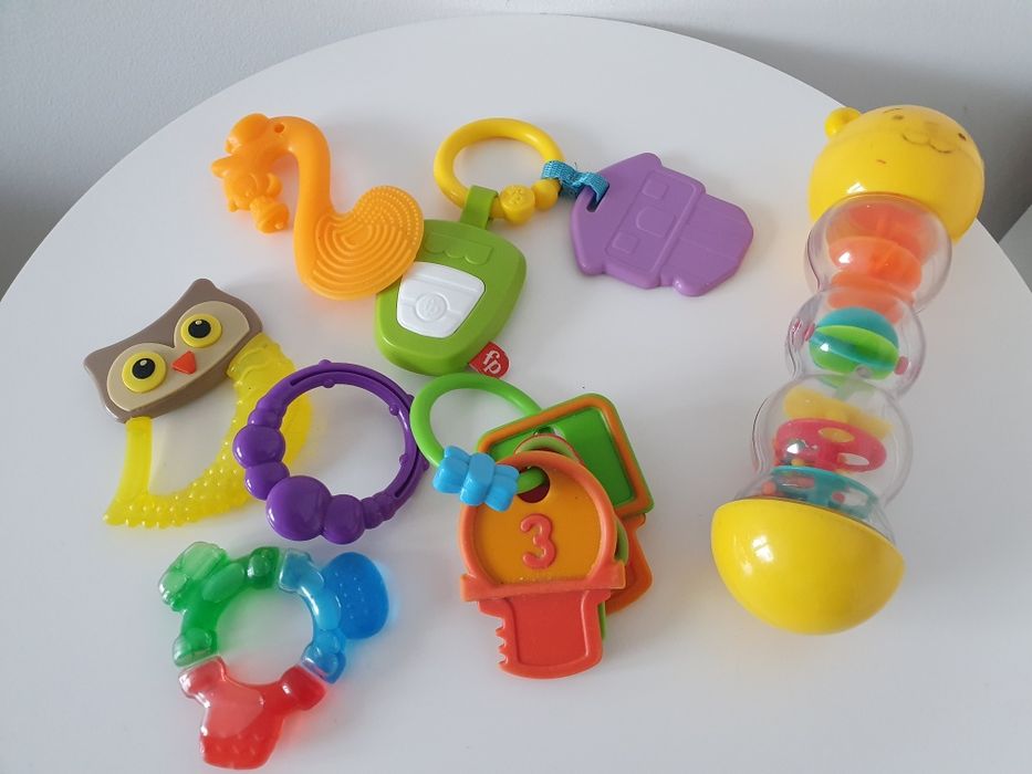 Gryzaki plus Grzechotka 6sztuk zestaw!