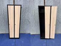 NOWA Szafa metalowa BHP ubraniowa socjalna dwudrzwiowa 180x60x49 B14