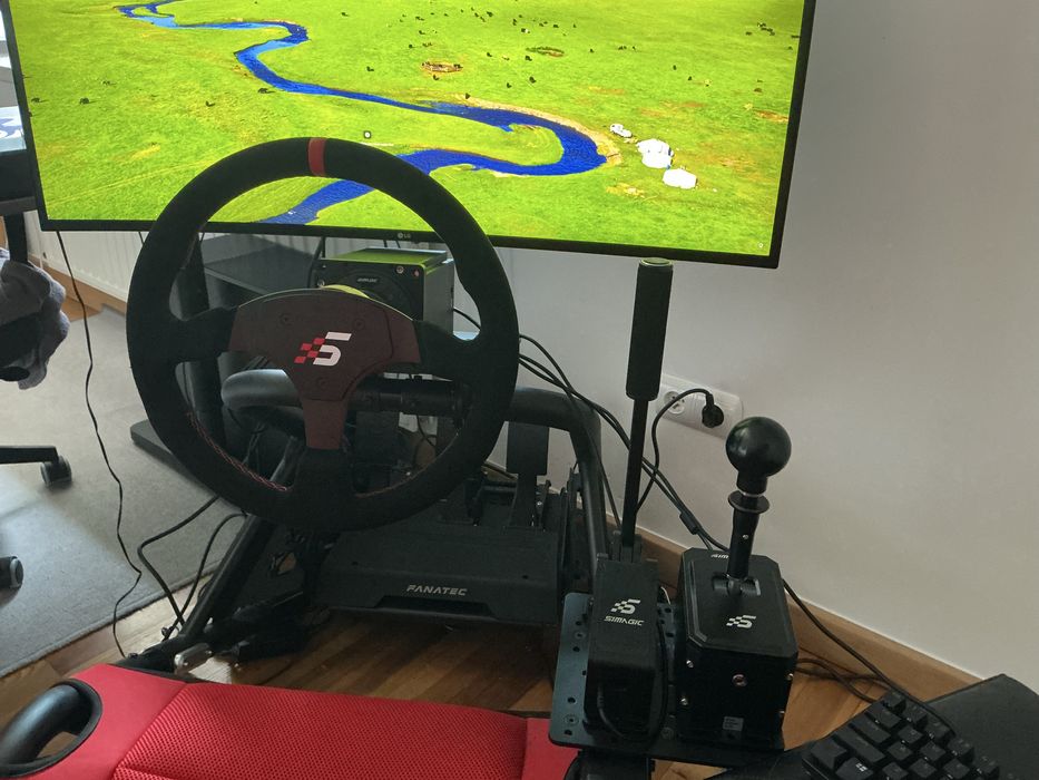Zestaw simracing (simagic, fanatec)