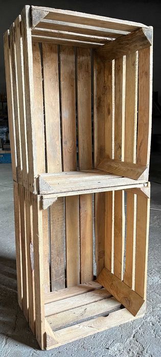 Drewniane skrzynki – idealne do dekoracji, mebli lub donic !