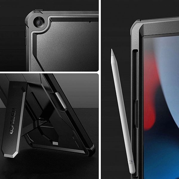 Etui Pancerne 360 Kevlar Pro do iPad 10.2/2019 / 2020 / 2021 Black