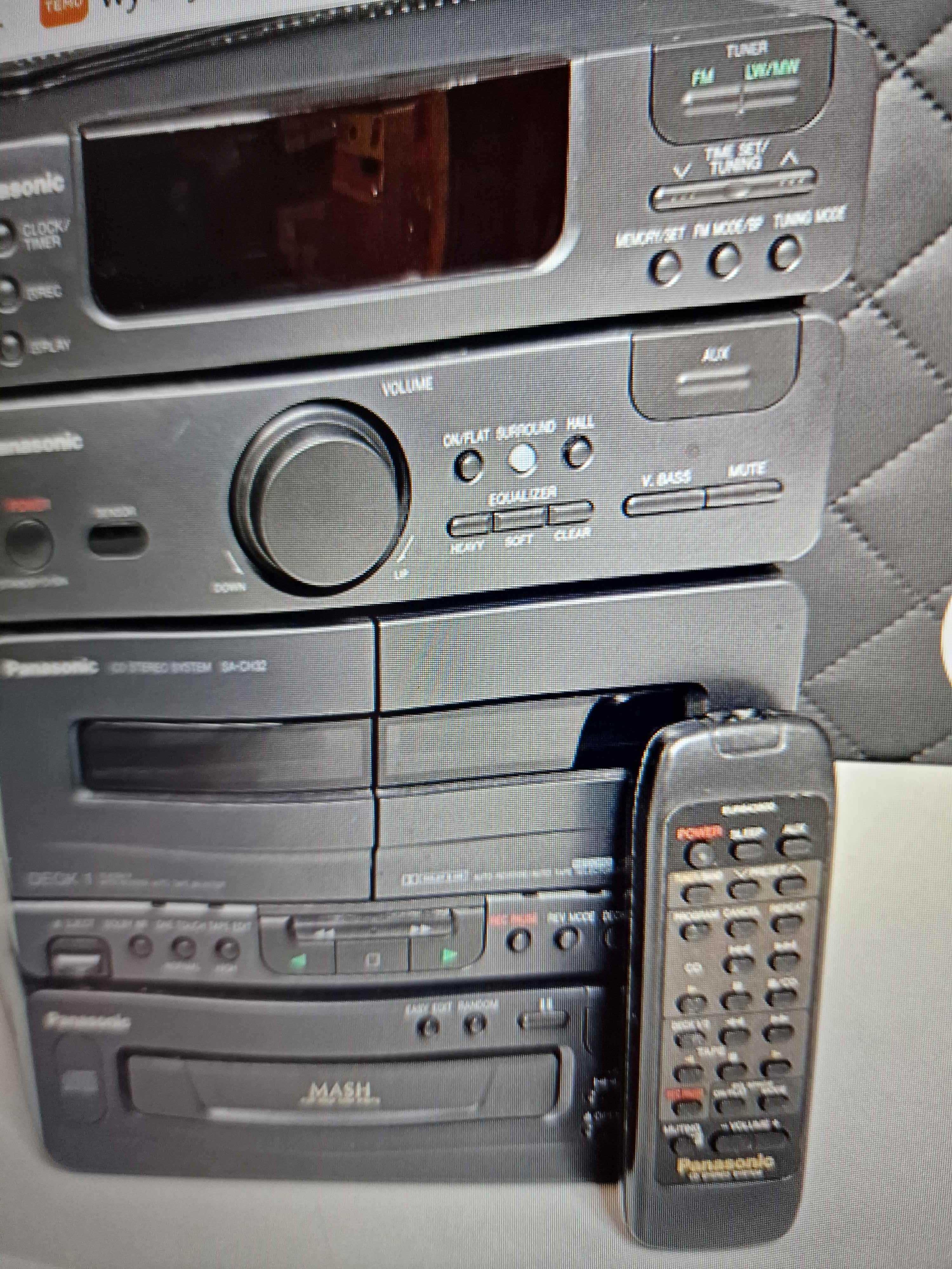Radio Magnetofon Panasonic SA-ch32 CD Stereo System