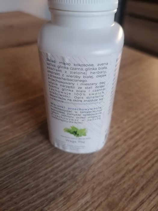 Puder do mycia twarzy, ziołowy kuferek