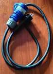 Adapter 230V, Wtyczka 16A 230V na Gniazdo 3P 16A Przedłużacz - 5M