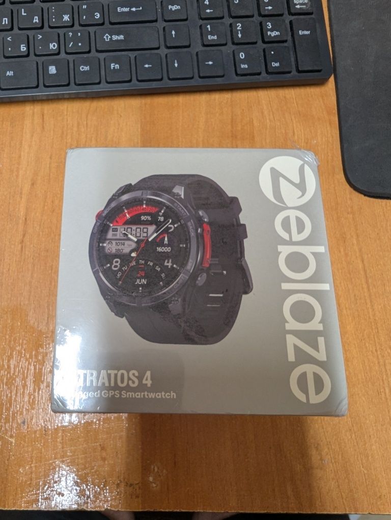 розумний годинник zeblaze stratos 4 gps 1.43дюйма компас барометр