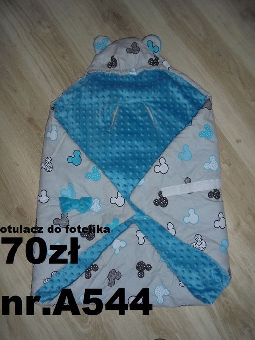 Otulacz do fotelika myszka miki z uszami