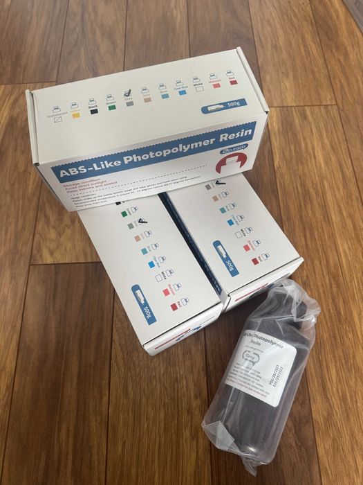 4x żywica Elegoo ABS-like – szara, 500g –nieotwierana
