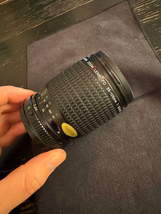 canon zoom lens fd 35-105mm f 3.5-4.5 macro filtr