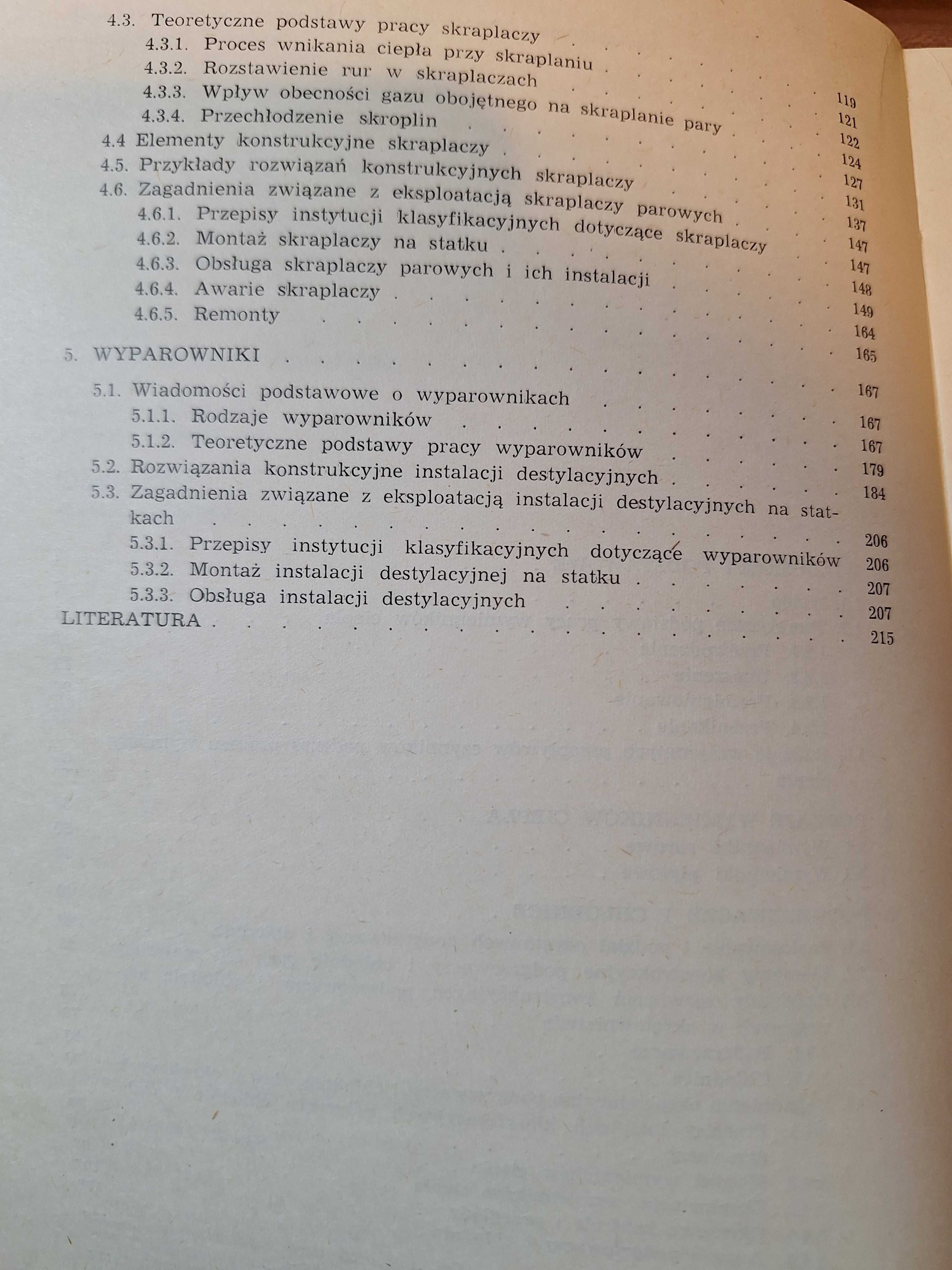 "Okrętowe wymienniki ciepła" A. Perepeczko