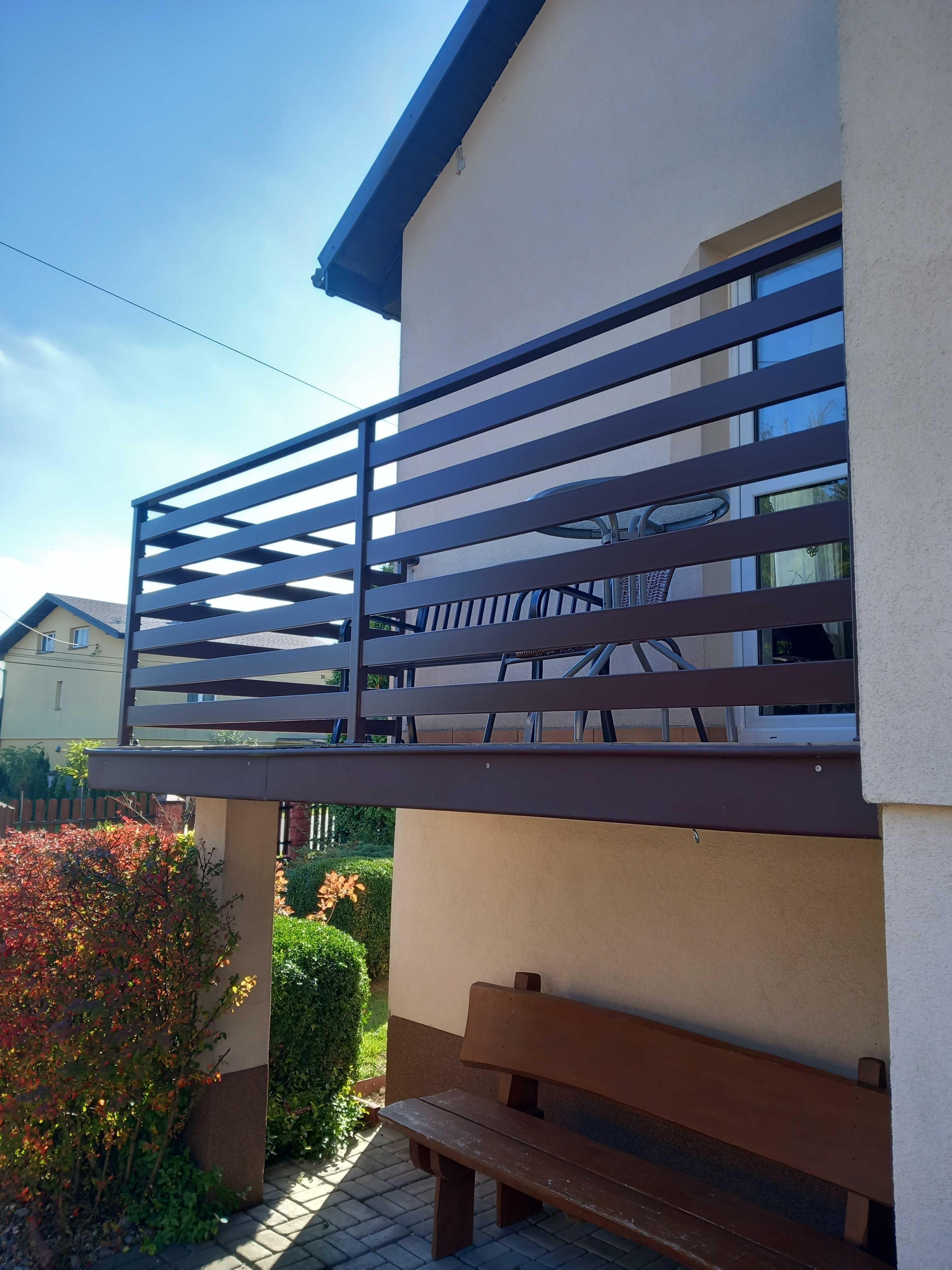 Balustrady barierki ocynk