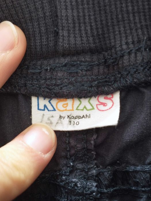 zestaw granatowych spodni, marki Lupilu, kaxs, rozmiar 116 cm