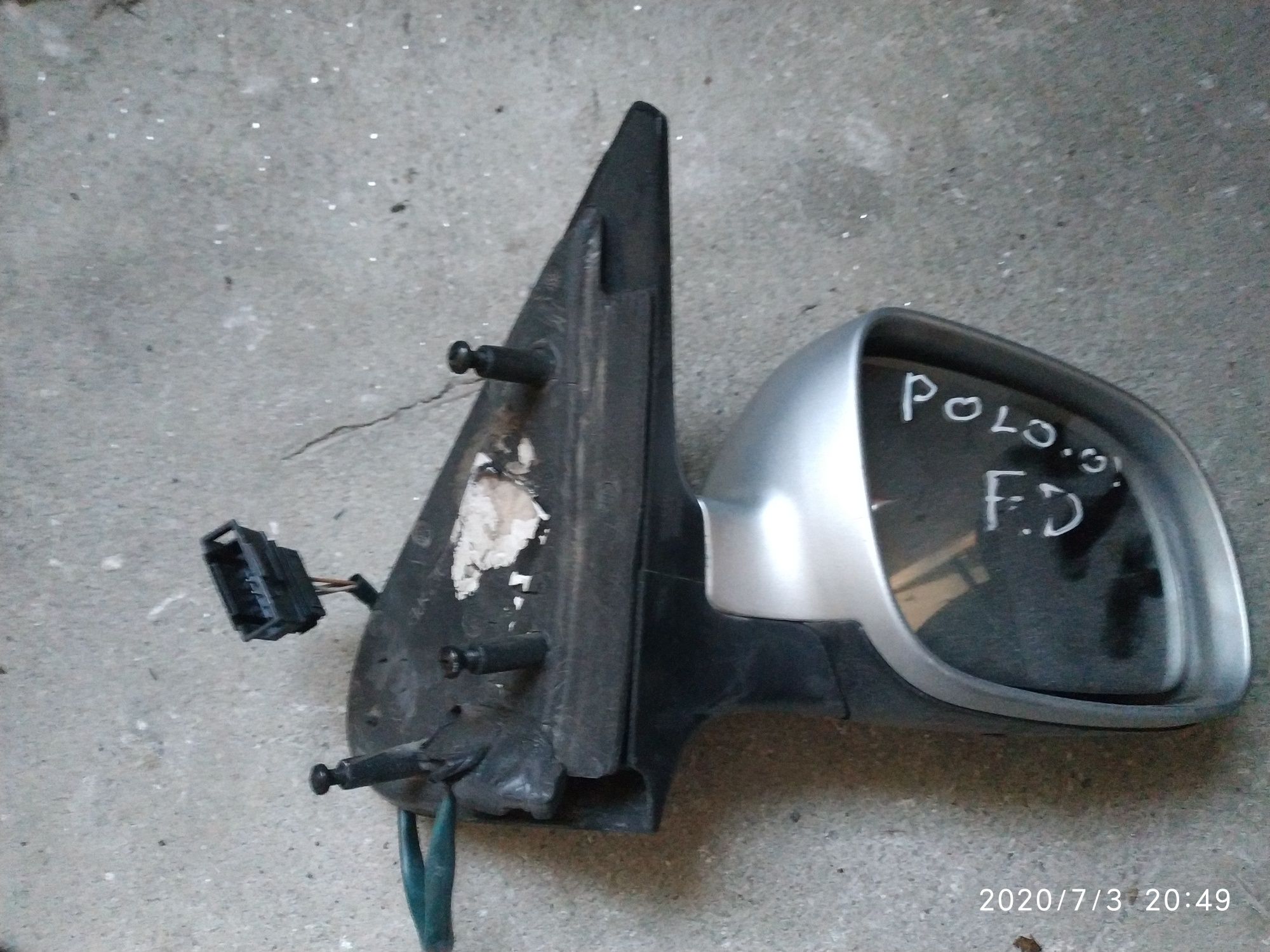 Retrovisor elétrico direito VW polo 2002