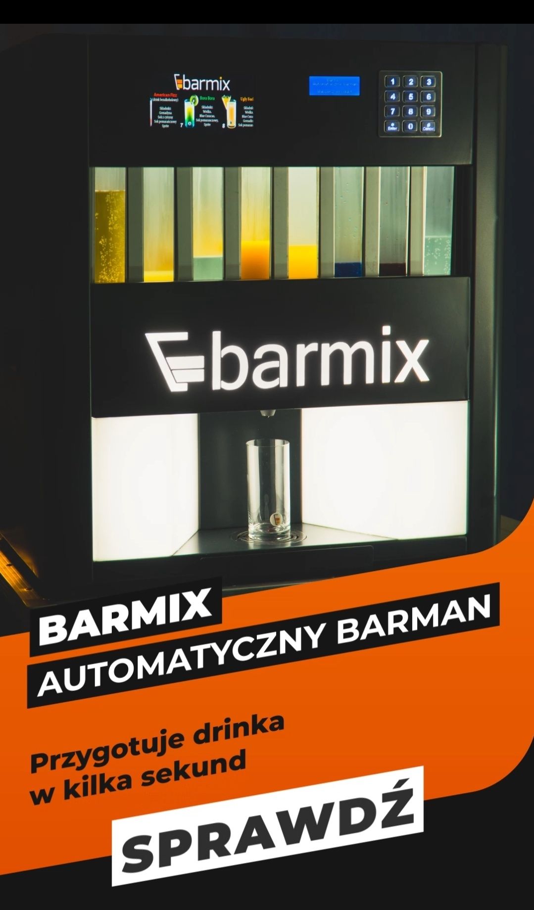 Barman automat barmański Leszno Kościan Wolsztyn Barmix