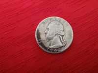 USA - 25 centów Quarter Dollar liberty 1943 r. - srebro