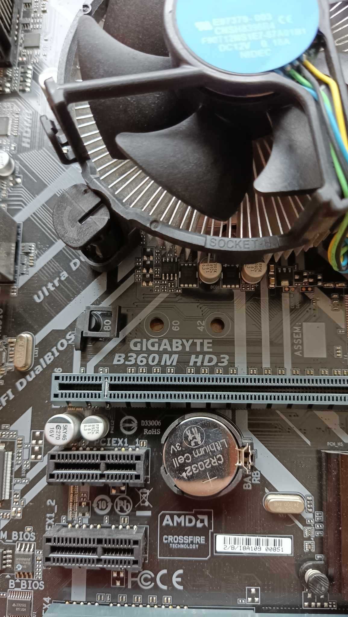 Płyta głowna Gigabyte B360m + Procesor Pentium g5400