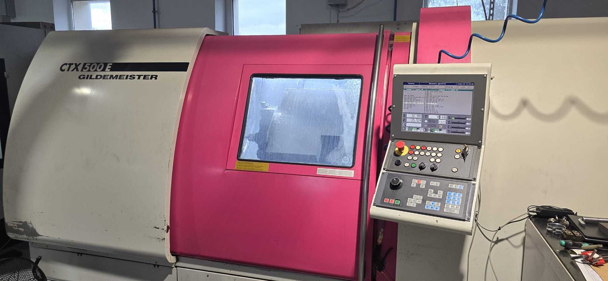 Tokarka CNC DMG GILDEMEISTER CTX500 V3 _ Oś C _ Napędzane Narzędzia