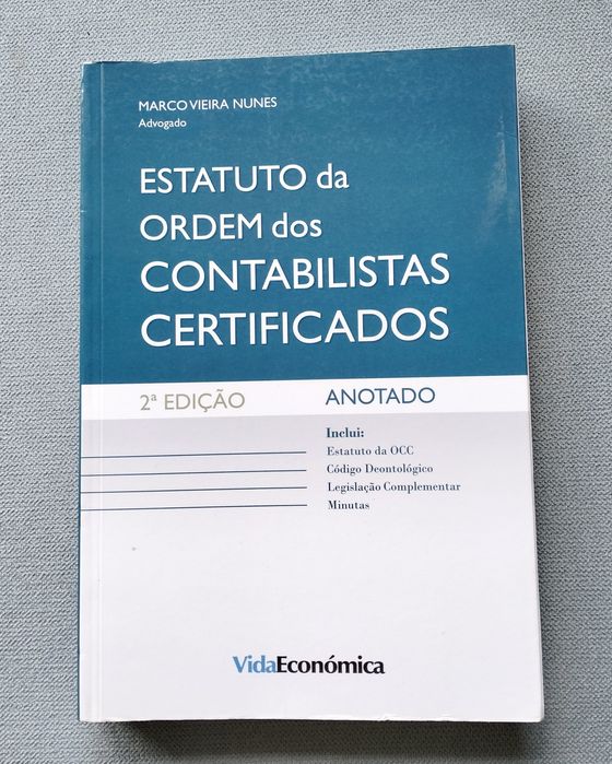 Livro Estatuto da Ordem dos Contabilistas Certificados Anotado