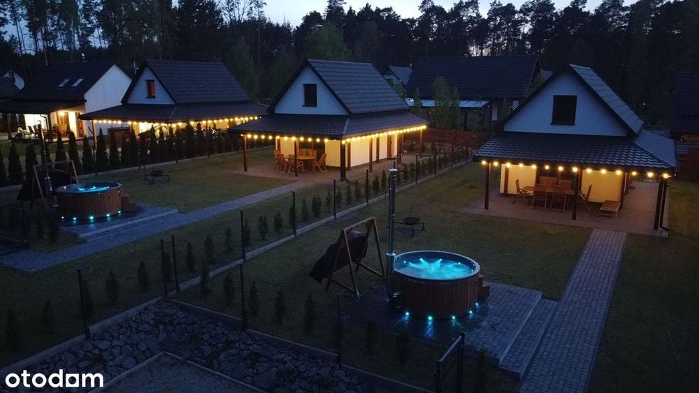 Malowniczy dom nad jeziorem z jacuzzi