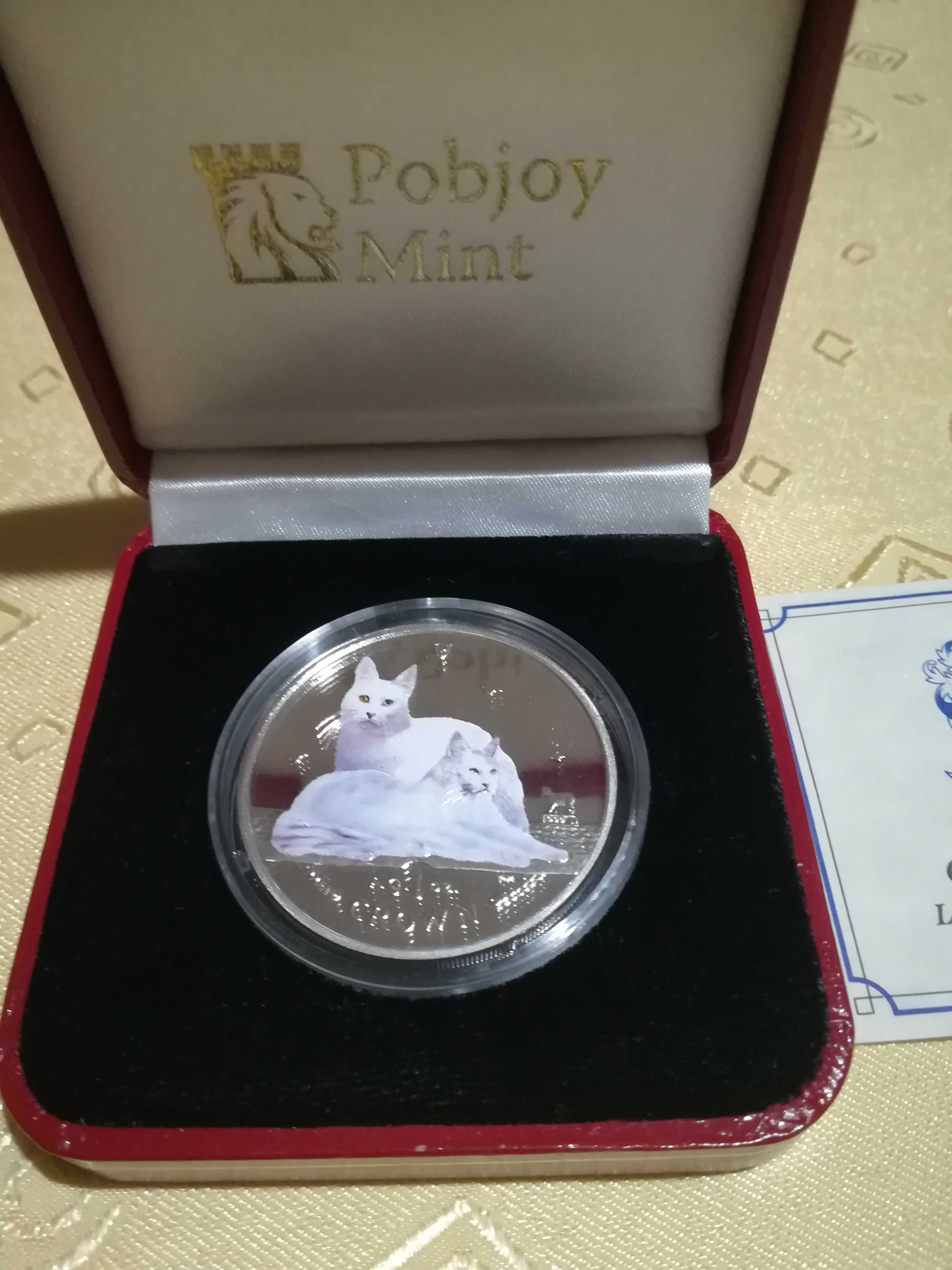 Монета серебро остров Мэн