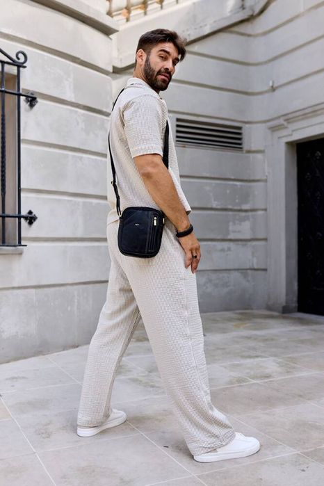 skórzana saszetka-listonoszka męska na ramię - peterson