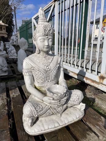 Figura Ogrodowa BUDDA wys. 80 cm Rzeźba Betonowa Posąg Buddha
