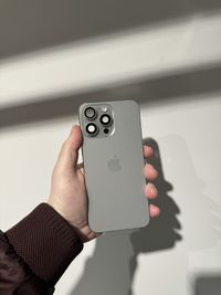 Оригінальний корпус iPhone 15 Pro Max ( Natural Titanium ) , (Global )