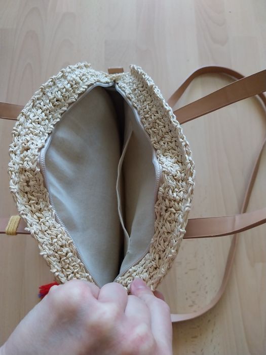 Torebka pleciona nowa