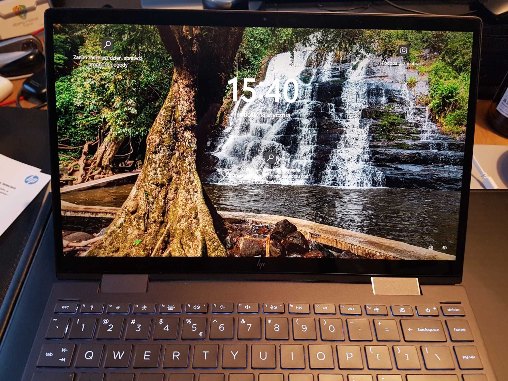 HP ENVY x360 Convertible 8G BRĄZ komplet_ uszkodzony Gdańsk