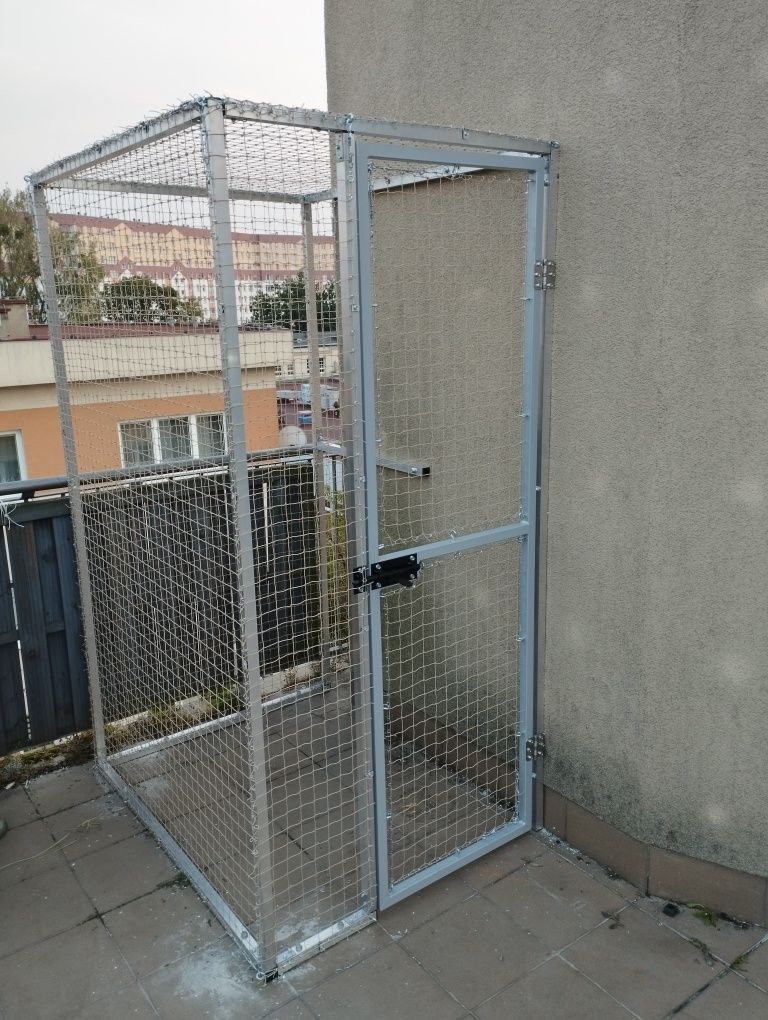 Montaż siatki na balkon dla kota/przeciw ptakom: W MAX 5 DNI ROBOCZYCH
