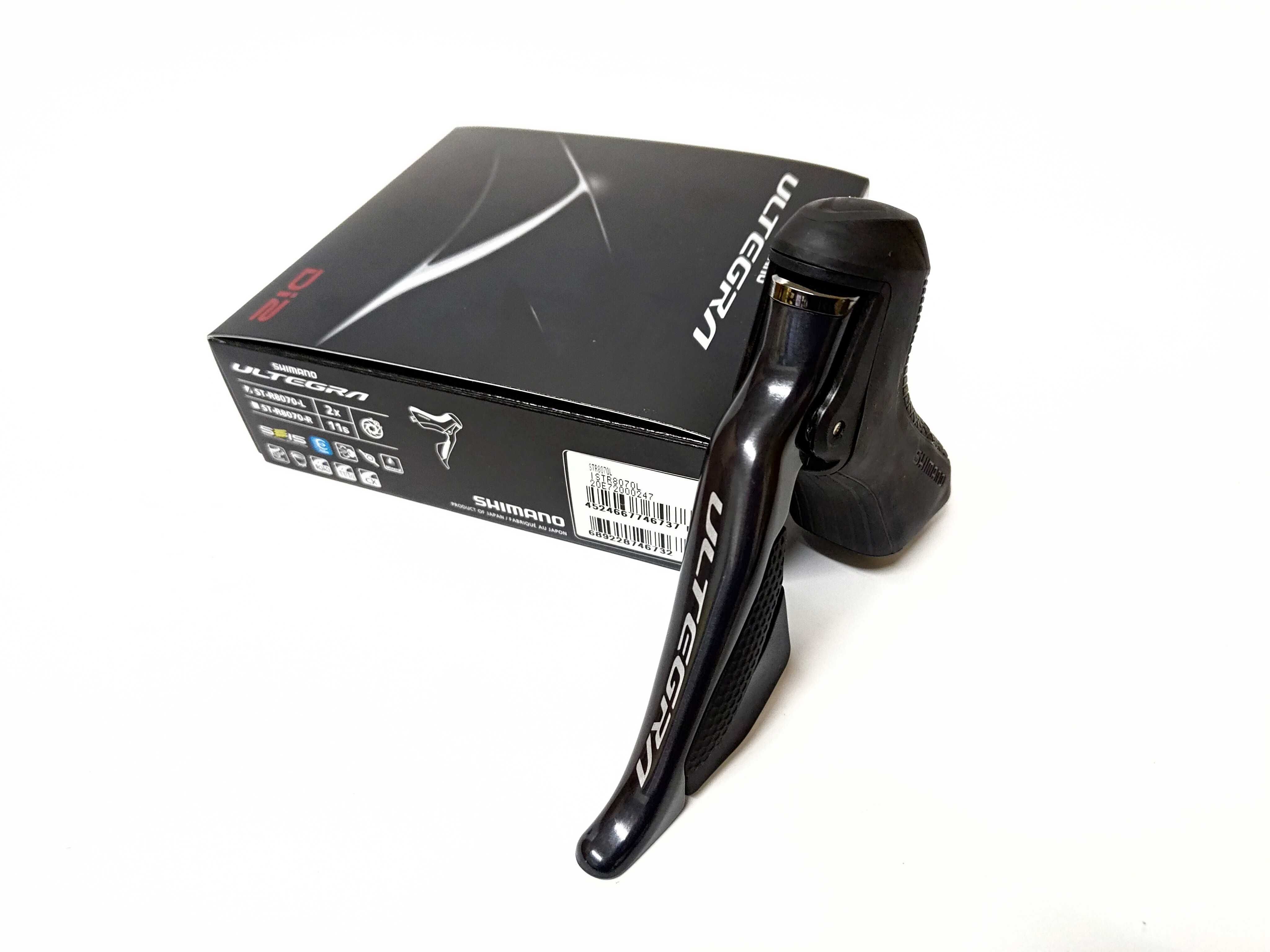 Klamkomanetka Shimano Ultegra ST-R8070 Lewa, 2s, Di2, nowa (725L)