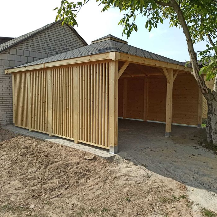 Wiata garażowa carport zadaszenie altana altanka 5x5