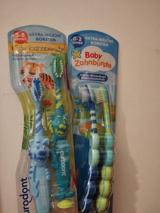Szczoteczki do zębów dla dzieci 2 szt w opakowaniu