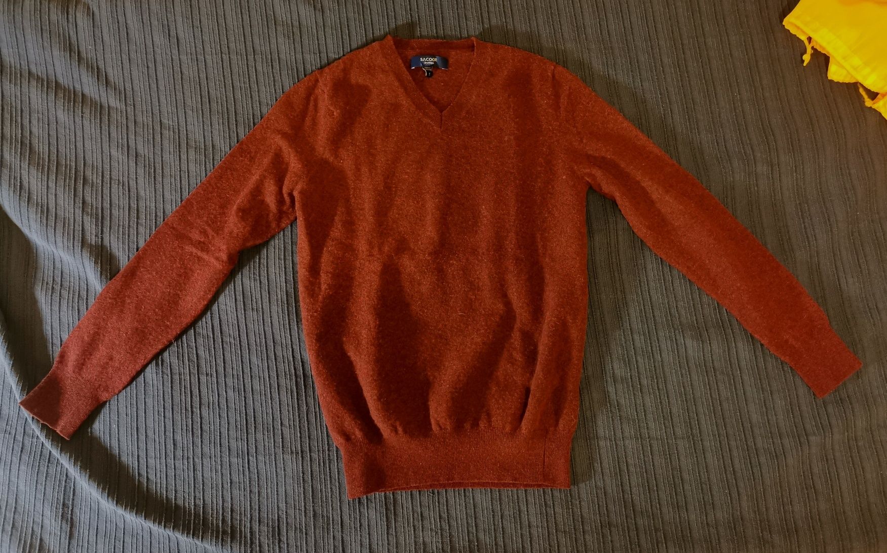 Pullover Sacoor brothers tamanho S Bordeaux homem
