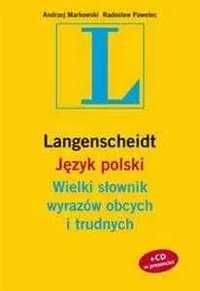 Wielki słownik wyrazów obcych i trudnych + CD Langenscheidt Nowy Folia