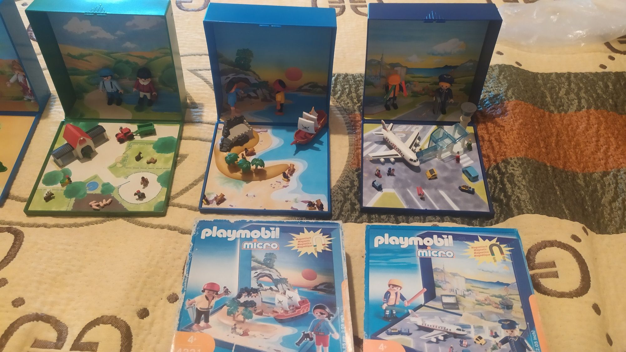 Playmobil 5 sets Caixas micro magnético