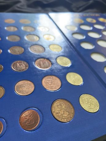 Coleção de moedas euro