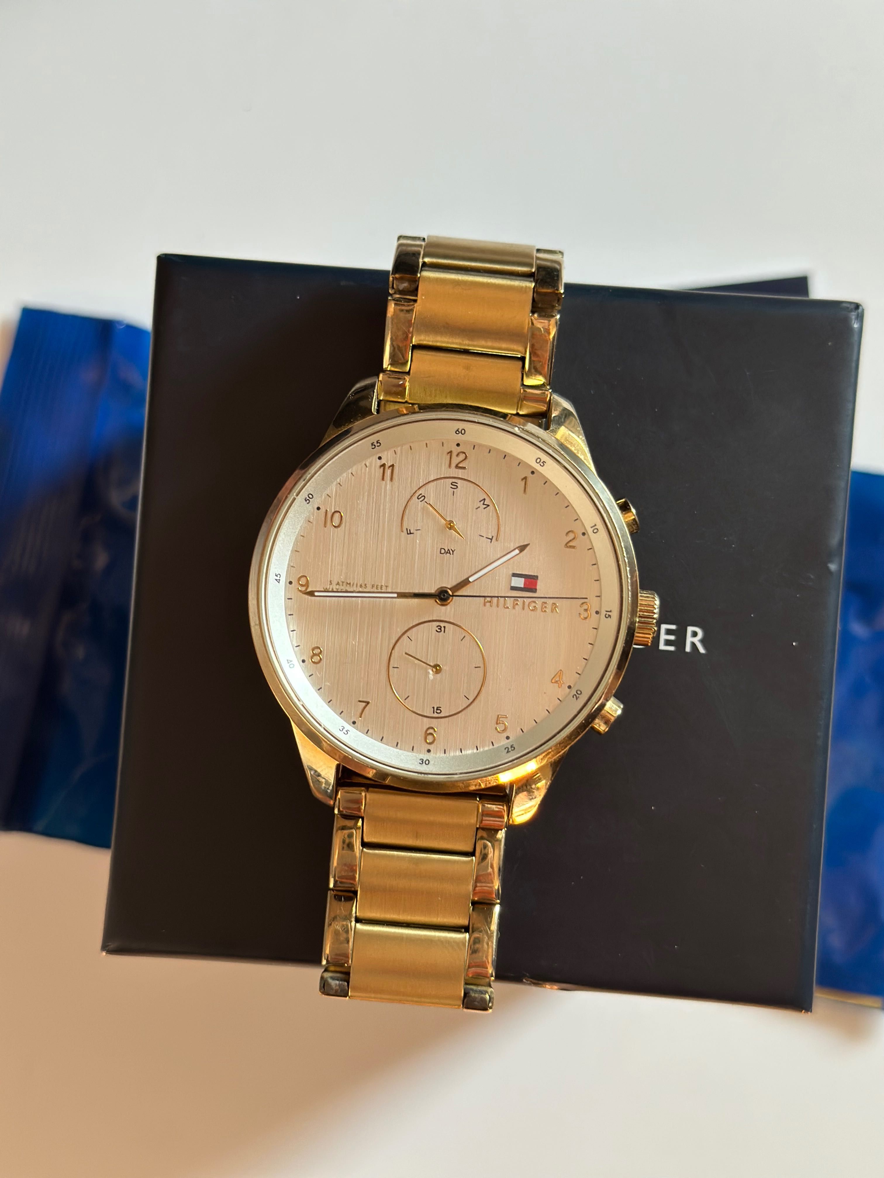 Zegarek Tommy Hilfiger złoty