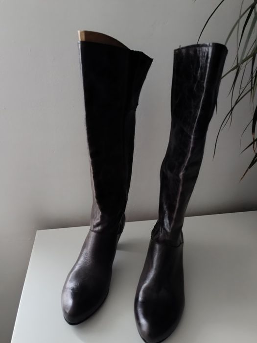 Kozaki ze skóry naturalnej rozmiar 40