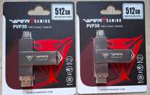 Dysk zewnętrzny SSD Patriot VIPER PVP30 Duo Compact 512GB