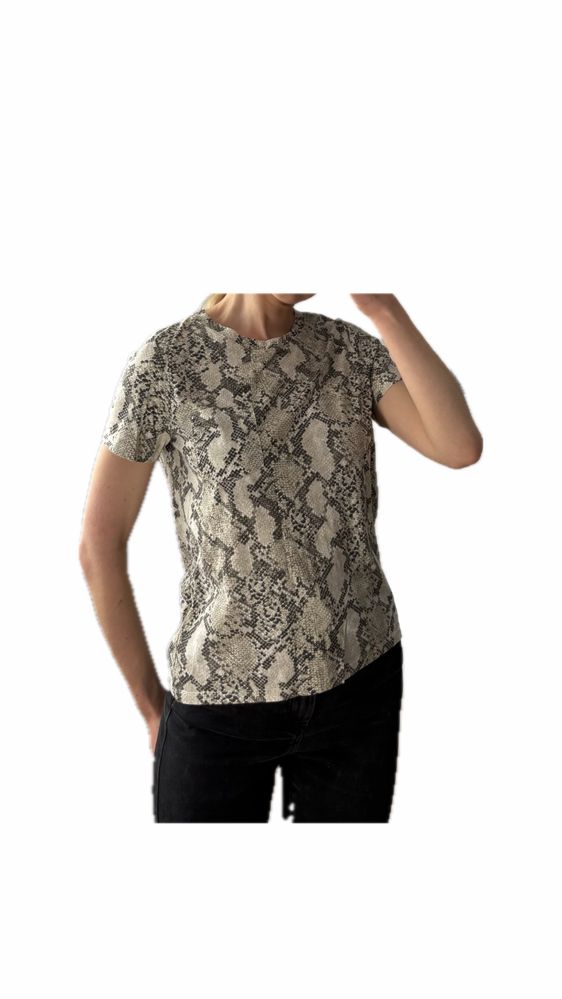 Tshirt zwierzęcy wzór H&M XS