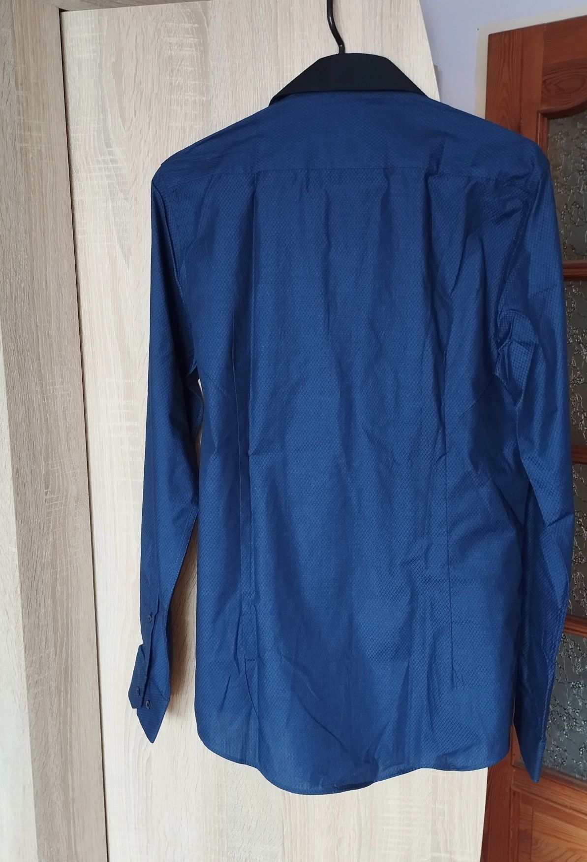 Nowa Koszula Męska Primark Slim Fit / Rozmiar S / 100% Bawełna