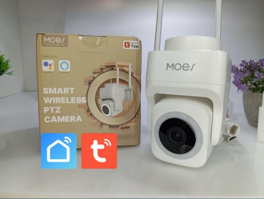 ‼️ MOES Tuya Wi-fi Smart cam 3MP НАРУЖНЯ Вай-фай камера Датчик РУХУ ‼️